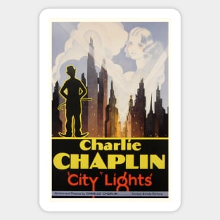 City Lights Movie Poster Sticker